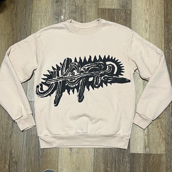 Travis Scott Astroworld Other - Travis Scott Utopia Crewneck Sweatshirt Mens Small Cactus Jack Concert Merch EUC